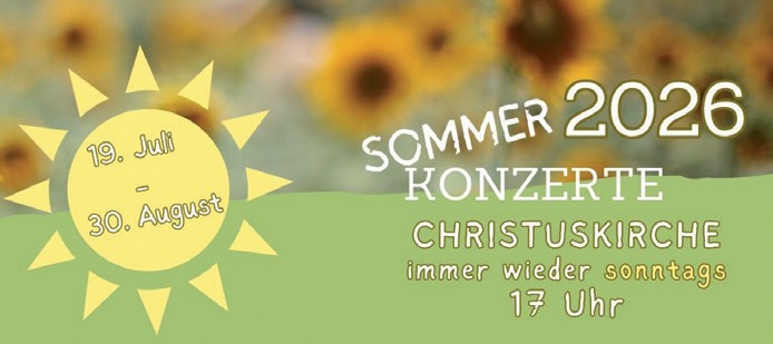 Sommer. Kirche. Konzerte
